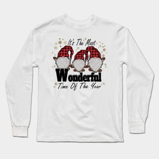 It's The Most Wonderful Time Of The Year Gnomes Long Sleeve T-Shirt